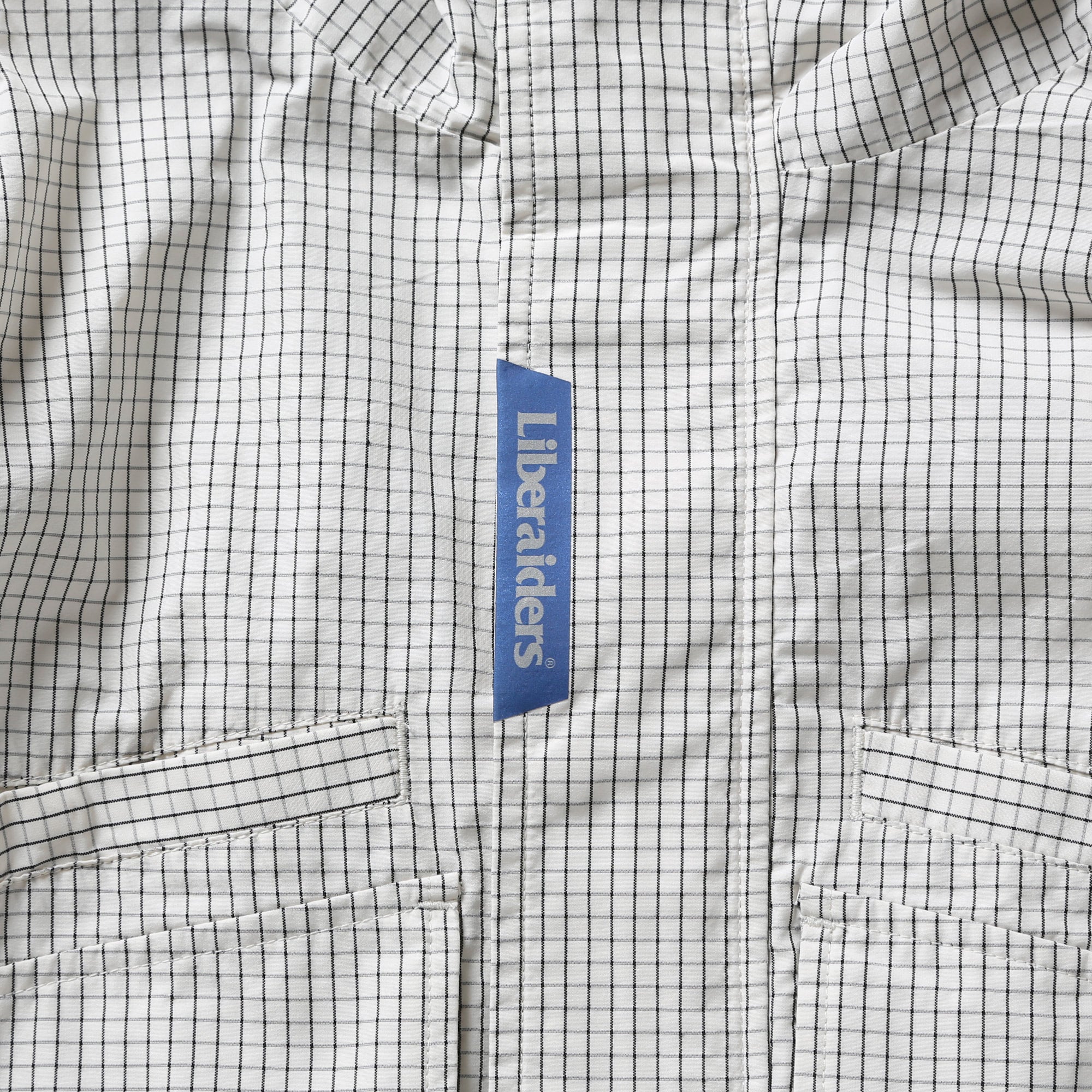GRID CLOTH PARKA / WHITE | noone